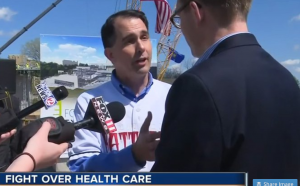 Watch smarmy WI Gov. Scott Walker have a meltdown over health care (rawstory.com)