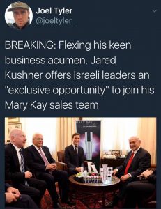 “Flexing his keen business acumen…”
