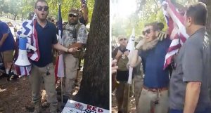 RAW☛  ‘Dude, this is not Comicon’: Right-wing militia violently chases off neo-Nazi protester in Houston (rawstory.com)