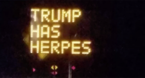 ‘Trump has herpes’: Hackers break into California road sign (rawstory.com)