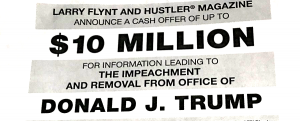 Larry Flynt offers $10 million reward for info that gets Trump impeached