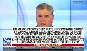 Hannity in one screen shot