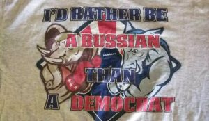 ‘I’d Rather Be A Russian Than A Democrat’: Trump Supporting T-Shirt Creators OUTED — Say They Were ‘Just Fooling Around’ (newsweek.com)